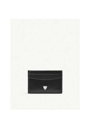 Mens Aspinal Of London Logo-Embellished Leather Card Holder