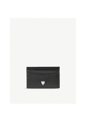 Mens Aspinal Of London Logo-Embellished Leather Card Holder