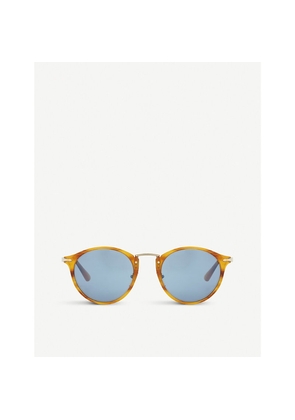 Womens Persol Po3166S Round-Frame Tortoiseshell Sunglasses