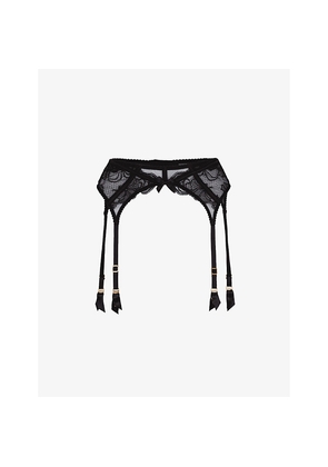 Womens Agent Provocateur Rozlyn High-Rise Lace Suspenders