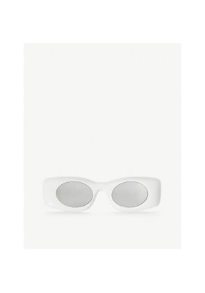 Womens Loewe x Paula's Original Rectangular-Frame Acetate Sunglasses
