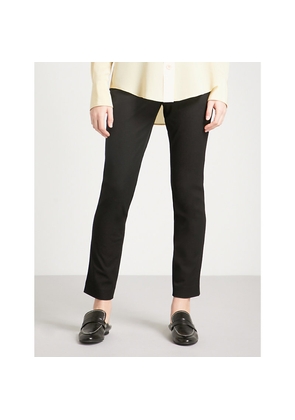 Womens Joseph Eliston Stretch-Gabardine Trousers