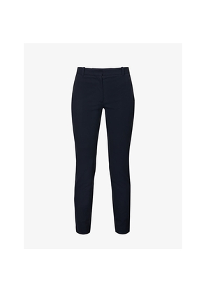 Womens Joseph New Eliston Tapered Stretch-Gabardine Trousers