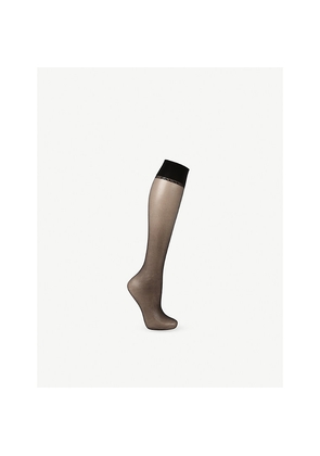Womens Falke Shelina 12 Denier Knee-High Pop Socks