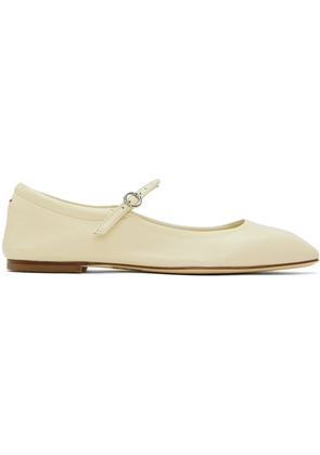 Aeyde Off-White Uma Ballerina Flats