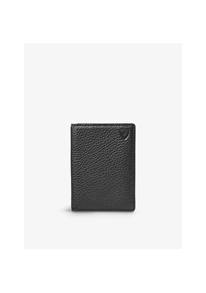 Womens Aspinal Of London Double Fold Leather Card Holder