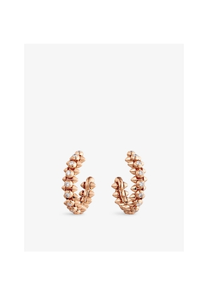 Clash De Cartier 18ct Rose-Gold and 0.41ct Brilliant-Cut Diamond Earrings