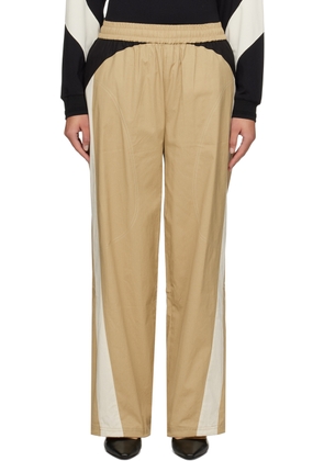Kijun Tan Blocked Lounge Pants