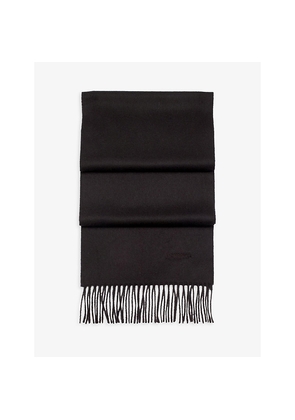 Mens Aspinal Of London Tassel-Embellished Cashmere Scarf