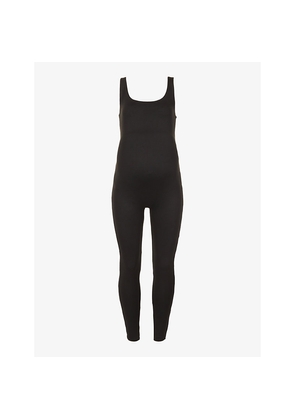 Womens Bumpsuit Maternity The Lucy Stretch-Jersey Unitard
