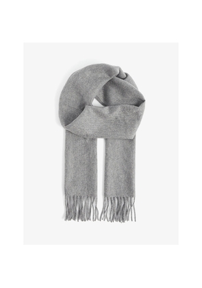 Mens Aspinal Of London Tassel-Embellished Cashmere Scarf