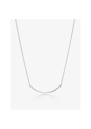 Tiffany & Co Smile Small 18ct White-Gold Pendant Necklace