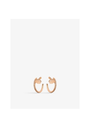 Cartier Juste Un Clou 18ct Rose-Gold and 0.51ct Brilliant-Cut Earrings