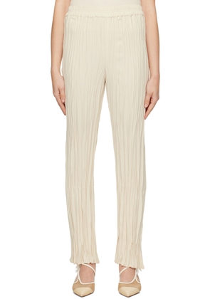 BITE Off-White Maisie Trousers