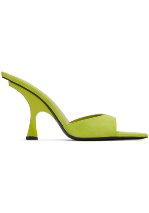 The Attico Green Ester Mules