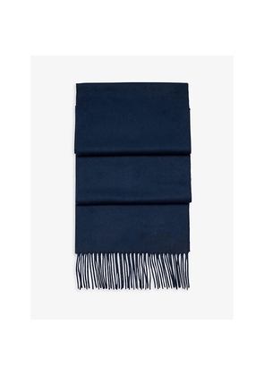 Mens Aspinal Of London Tassel-Embellished Cashmere Scarf