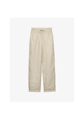 Womens Prada Lightweight Re-Nylon Relaxed-Fit Trousers