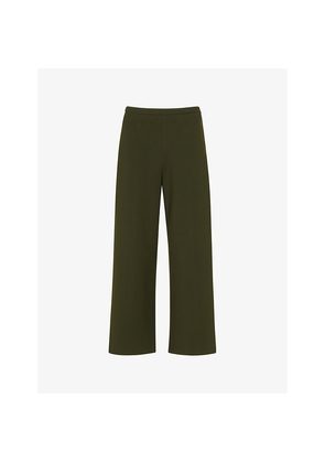 Womens Whistles Camilla Wide-Leg High-Rise Stretch-Woven Trousers