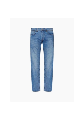 Mens Levis 502 Tapered-Leg Stretch-Denim Jeans