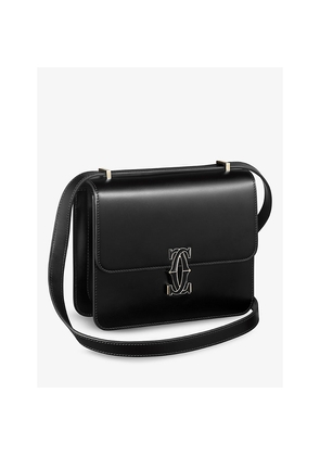 Womens C De Cartier Mini Leather Cross-Body Bag