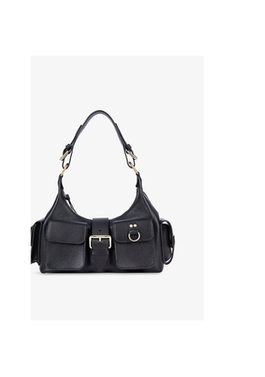 Womens The Kooples Amelia Multi-Pocket Leather Shoulder Bag
