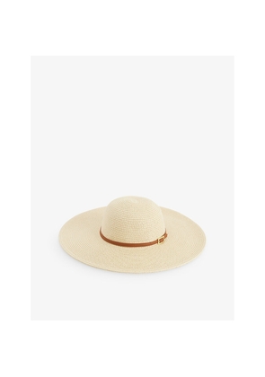 Womens Melissa Odabash Jemima Wide-Brim Straw Hat