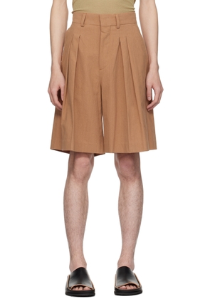 Nanushka Tan Carsten Shorts