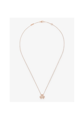 Van Cleef & Arpels Frivole 18ct Rose-Gold and 0.21ct Diamond Necklace
