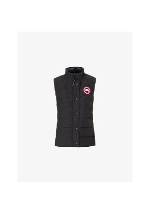 Womens Canada Goose Freestyle Padded Slim-Fit Shell-Down Gilet