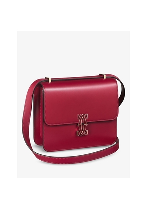 Womens C De Cartier Mini Leather Cross-Body Bag
