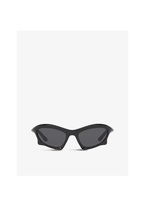 Balenciaga Bb0229S Bat Rectangle Sunglasses