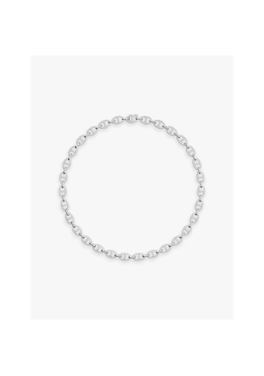 Mens Apm Monaco Maille Marine Sterling-Silver and Zirconia Necklace