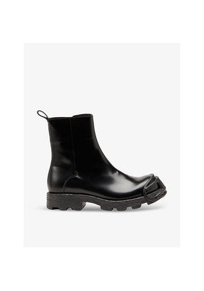 Mens Diesel D-Hammer BT Zip D Toe-Guard Leather Chelsea Boots