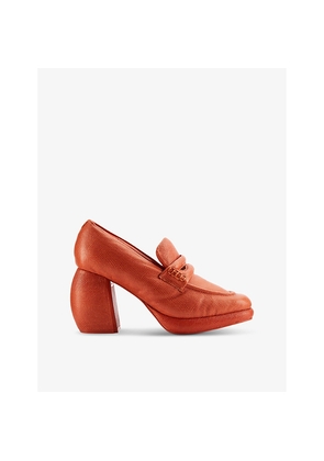 Womens Clarks X Martine Rose Martine Rose x Clarks Loafer 1 Leather-Blend Heeled Loafers