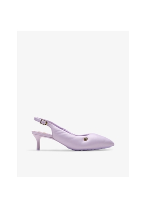 Womens Clarks X Martine Rose Martine Rose x Clarks Sling 1 Padded Heeled Leather Courts