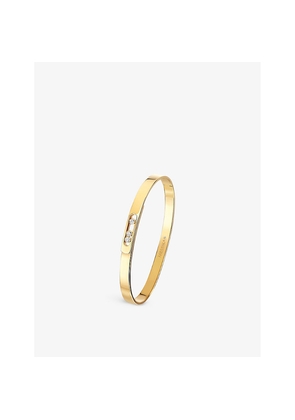 Womens Messika Move Noa 18ct Yellow-Gold and 0.11ct Diamond Bangle