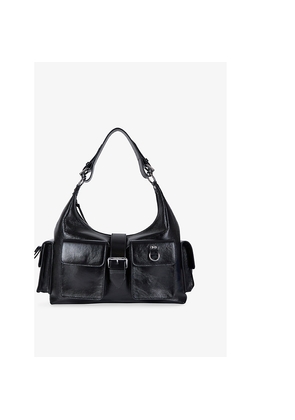 Womens The Kooples Amelia XL Leather Shoulder Bag