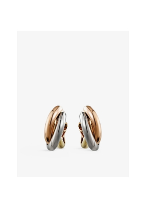 Cartier Trinity 18ct Rose, Yellow and White-Gold Earrings