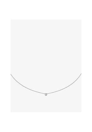 Cartier D'Amour Extra-Small 18ct White-Gold and 0.04ct Diamond Necklace