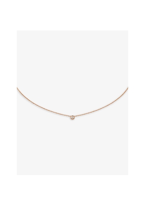 Cartier D'Amour Extra Small 18ct Rose-Gold and 0.04ct Diamond Necklace