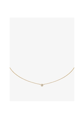 Cartier D'Amour Extra-Small 18ct Yellow-Gold and 0.04ct Diamond Necklace