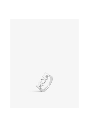 Maria Black Mom Rhodium-Plated Sterling-Silver Ring
