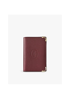 Mens Must De Cartier Leather Card Holder