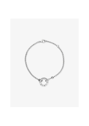 Cartier Love 18ct White-Gold and 2 Diamond Bracelet