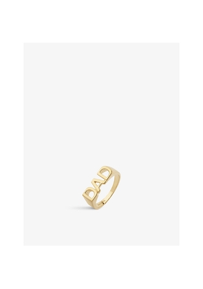 Maria Black Dad 22ct Gold-Plated Sterling-Silver Ring