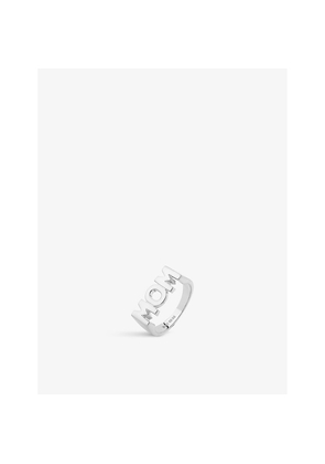 Maria Black Mom Rhodium-Plated Sterling-Silver Ring