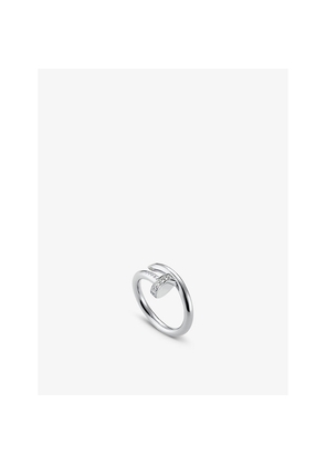 Cartier Juste Un Clou 18ct White-Gold and 0.13ct Diamond Ring