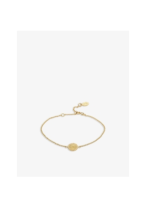 Womens La Maison Couture With Love Darling #9 Wheel 14ct Yellow Gold-Plated Vermeil Sterling Silver Bracelet