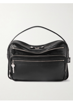 Acne Studios - Camero Medium Embellished Textured-Leather Tote Bag - Men - Black