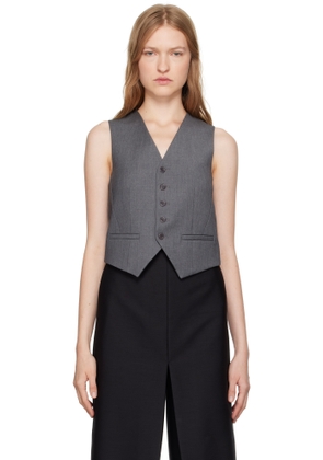 The Frankie Shop Gray Gelso Vest
